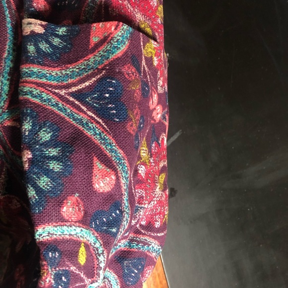 ROXY bag. Multicolor canvas fabric with fabric strap.Adjustable strap - Picture 4 of 11